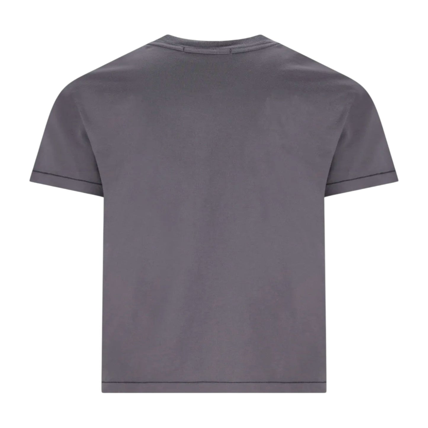 Stone Island Compass Patch Logo Dark Charcoal Grey T-shirt