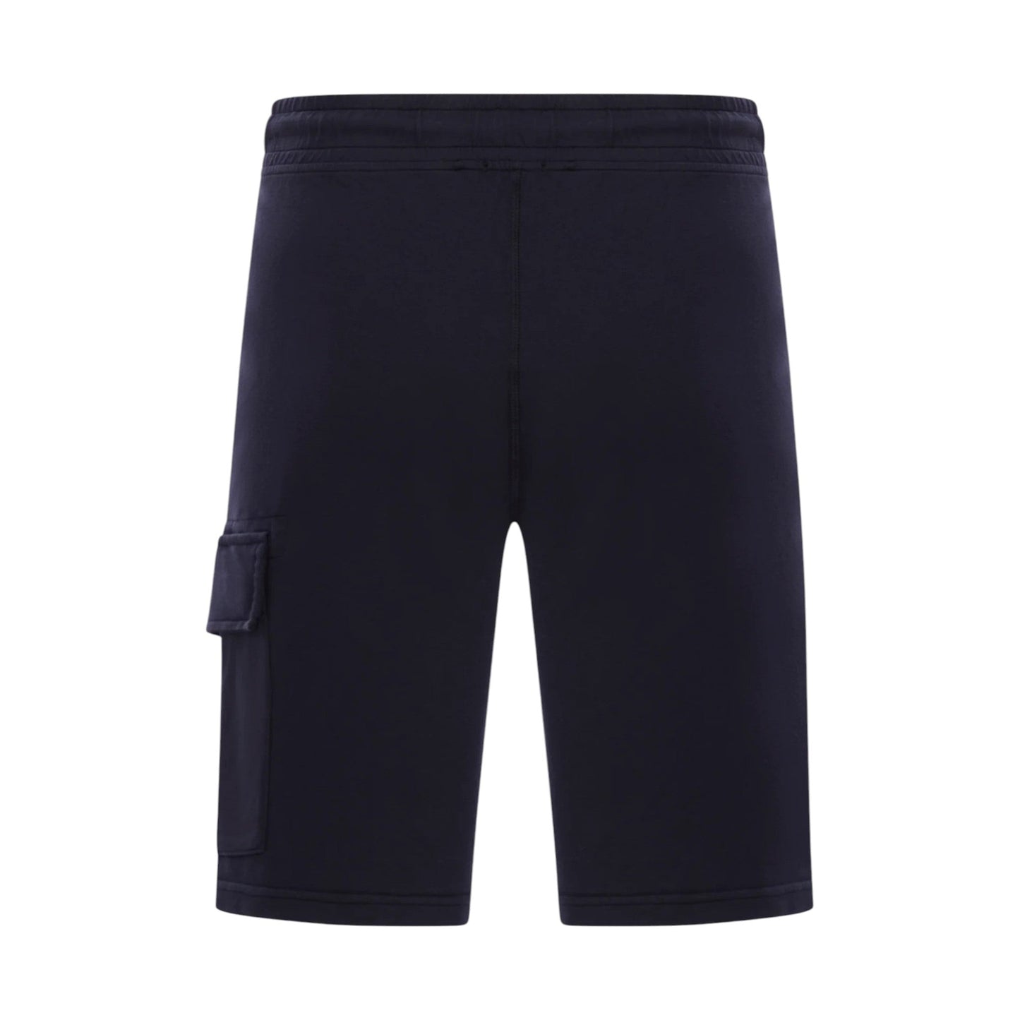 C.P. Company Cotton Lens Light Fleece Black Shorts