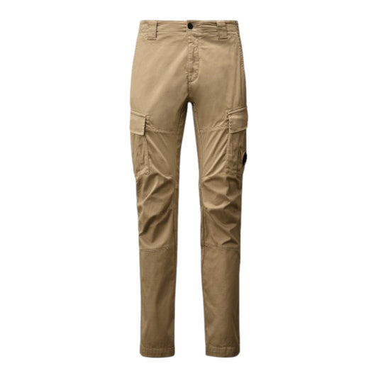 C.P. Company Stretch Sateen Cargo Lens Vintage Khaki Pants