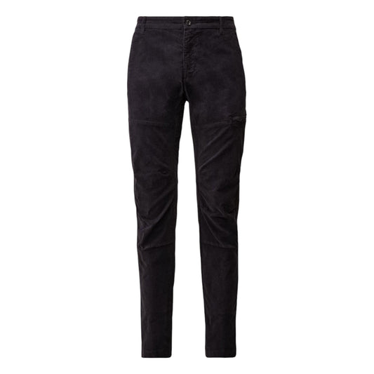 C.P. Company Stretch Velvet Navy Cargo Pants