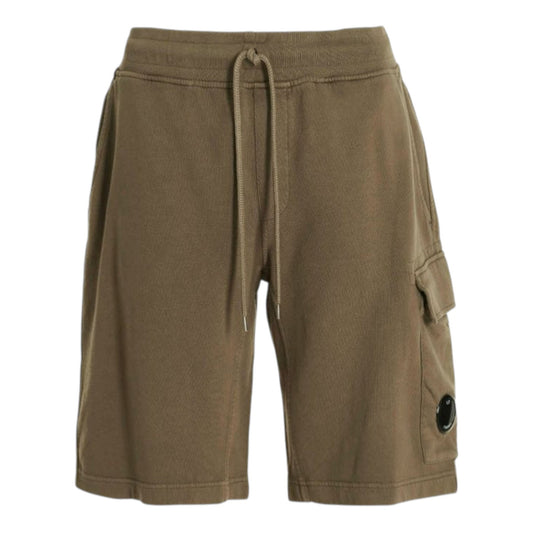 C.P. Company Cotton Brown Green  Lens Shorts
