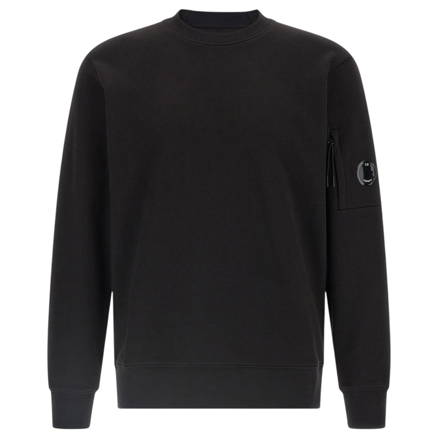 C.P. Company Diagonal Raised Black Sweatshirt