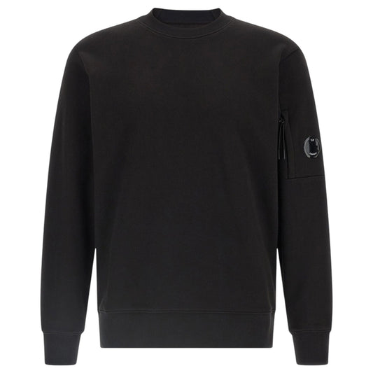 C.P. Company Diagonal Raised Black Sweatshirt