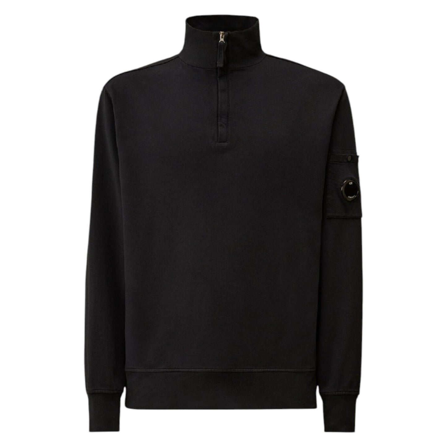 C.P. Company Light Fleece Half Zip Lens Navy Sweatshirt
