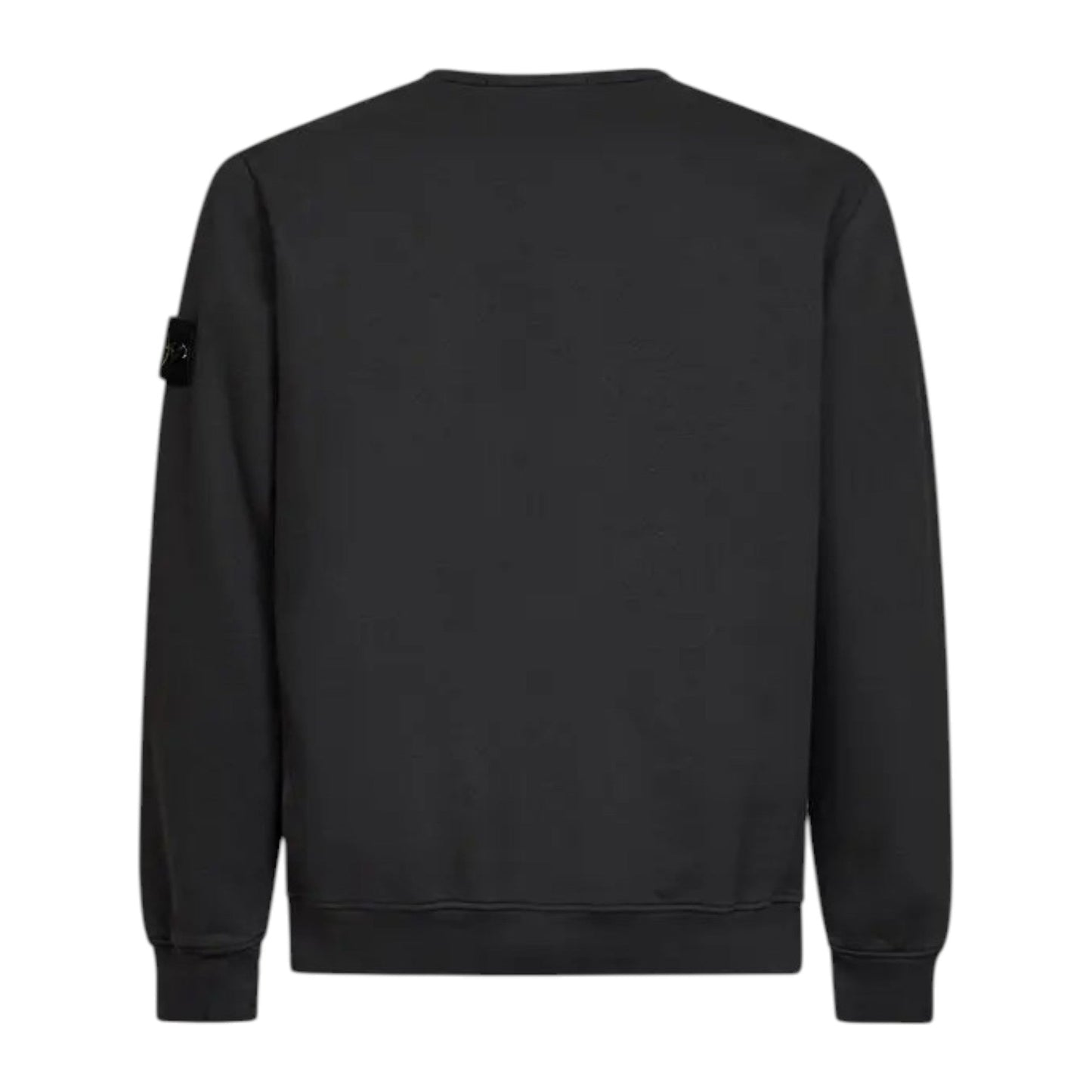 Stone Island Brushed Organic Cotton Lead Grey Sweatshirt