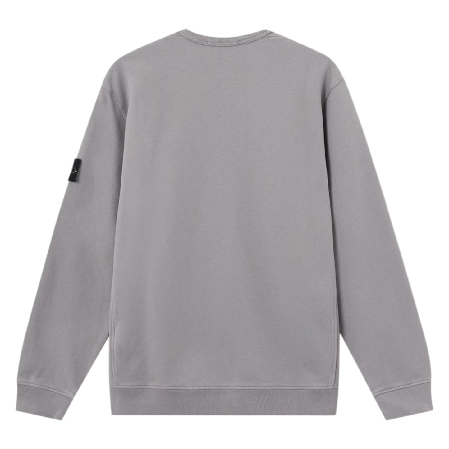 Stone Island Brushed Organic Cotton Grey Sweatshirt