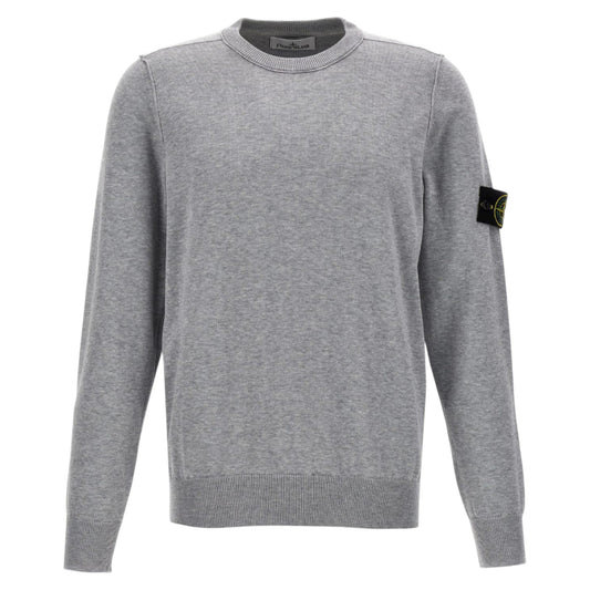Stone Island Grey Knitwear Sweatshirt