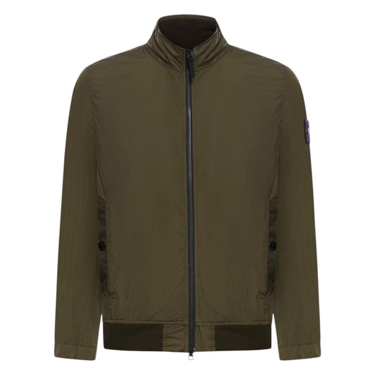 Stone Island Khaki Crinkle Rep Wind Jacket