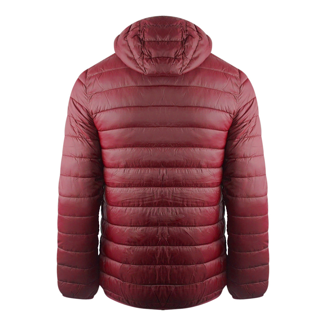 Aquascutum London Logo Bordeaux Red Active Hoodie Jacket