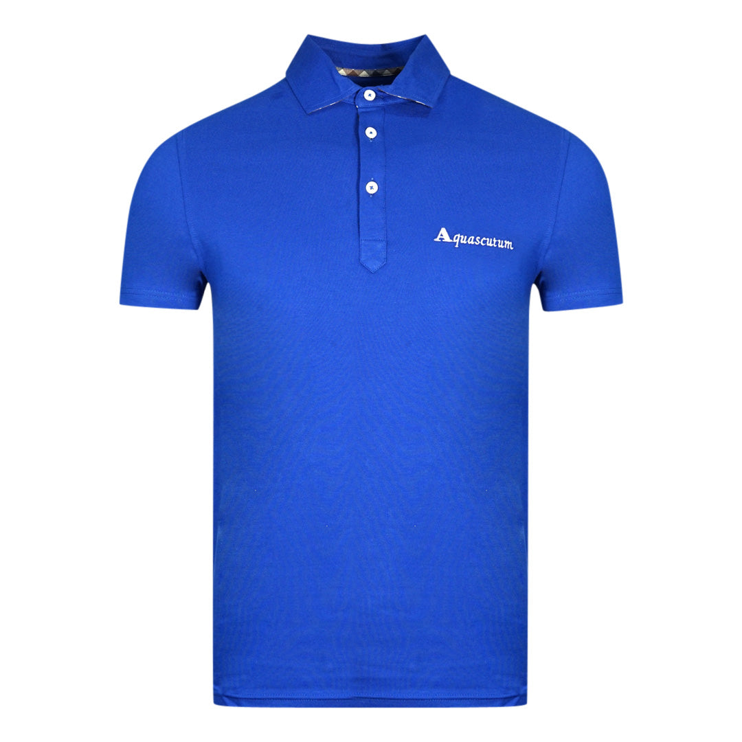 Aquascutum Blue Polo Shirt
