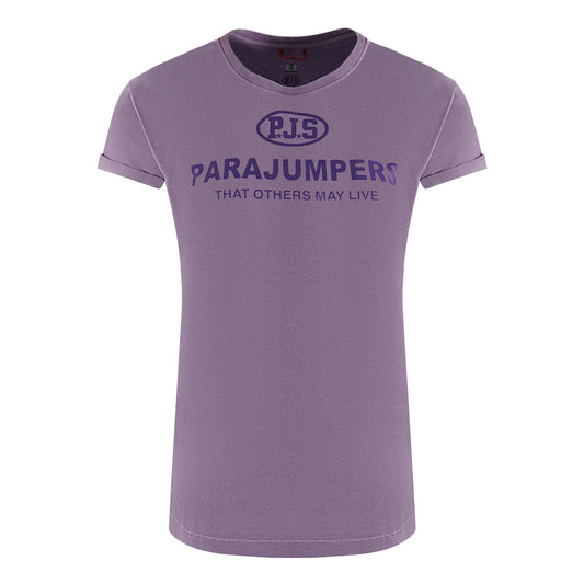 Parajumpers Toml Tee Brandogo Amethyst T-Shirt